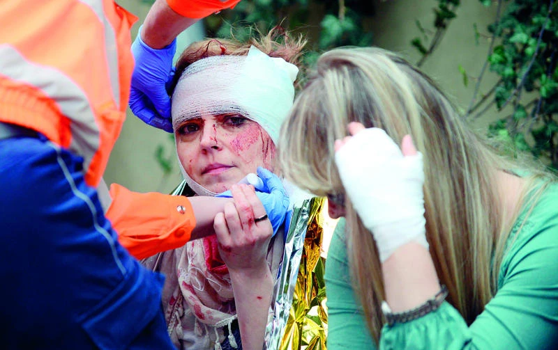 40 hurt in powerful Prague blast