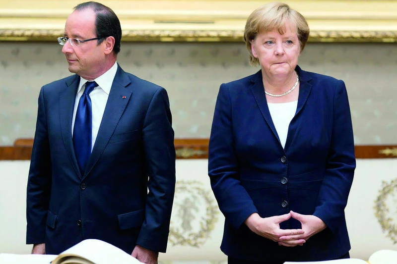 Restrained France and Germany play realpolitik