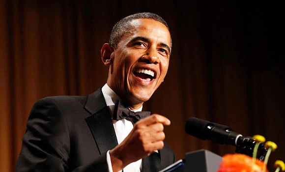 Obama jokes about aging during 2nd term