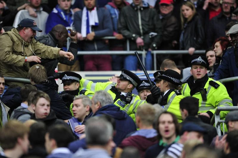 Newcastle fans clash with police after derby defeat