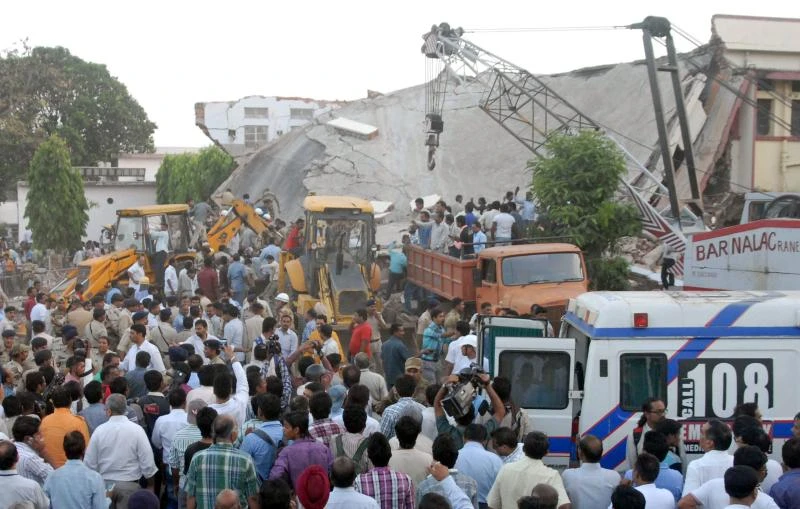 3 killed, 14 injured in Bhopal hospital building collapse