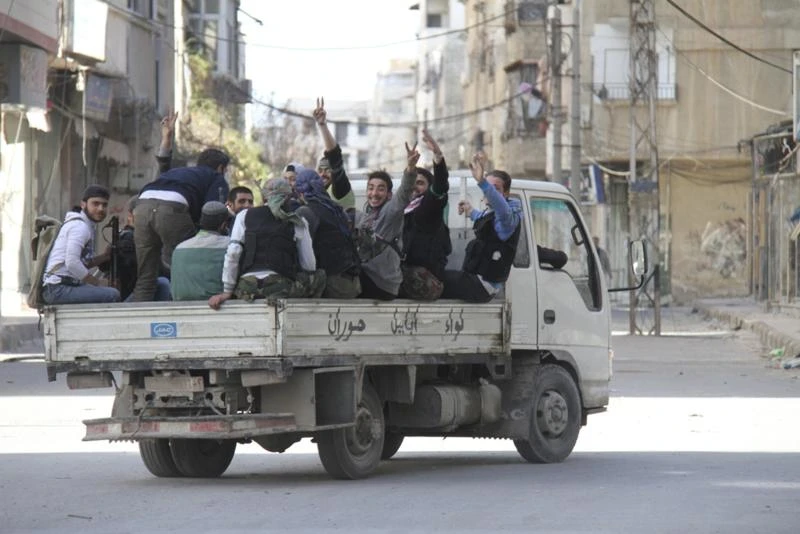 Rebels capture military base in southern Syria