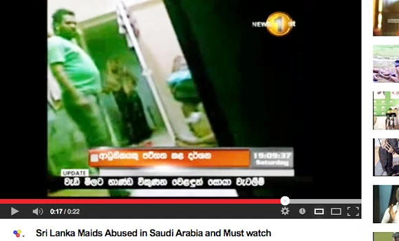 Sri Lankan arrested for beating maids
