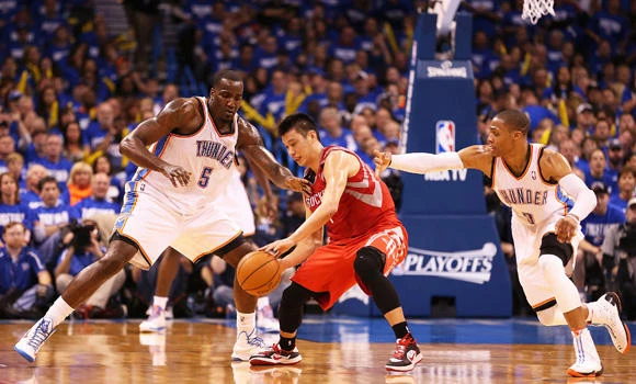 Lin draws tough playoff debut against Westbrook