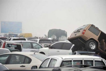 22-car pileup kills two