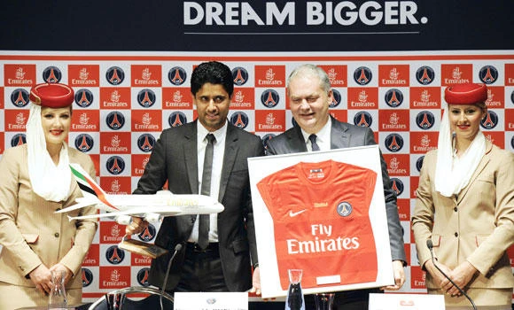PSG extends Emirates sponsorship deal until 2018