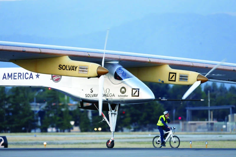 Solar-powered plane begins historic cross-US flight