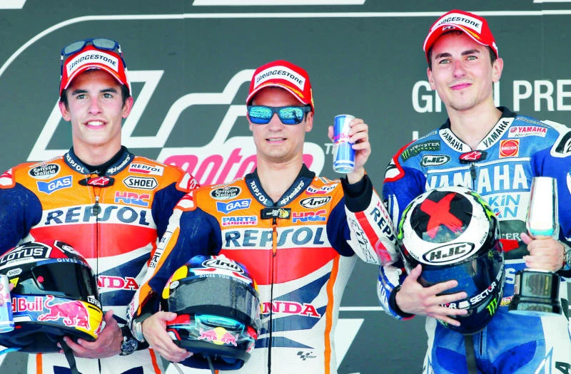 Pedrosa notches first triumph of season in Spain