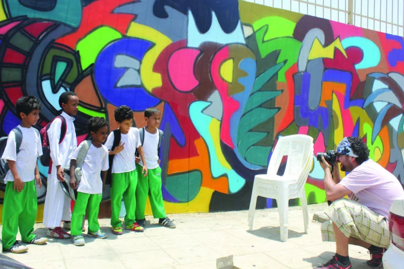 Merging graffiti and fine art for a cause