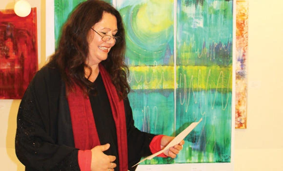 Visiting artist’s show in Riyadh spotlights the Palestinian issue