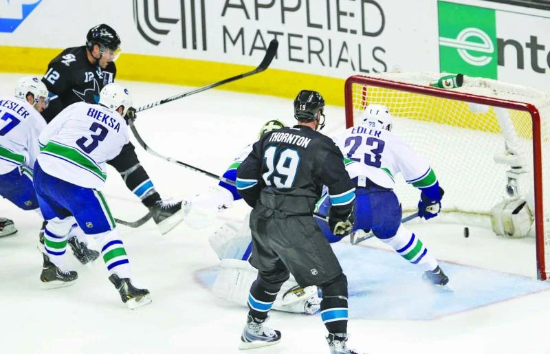 Sharks sweep Canucks out of playoffs
