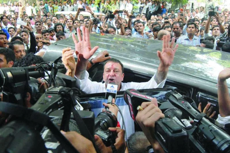 Bollywood actor Sanjay Dutt surrenders to serve jail time