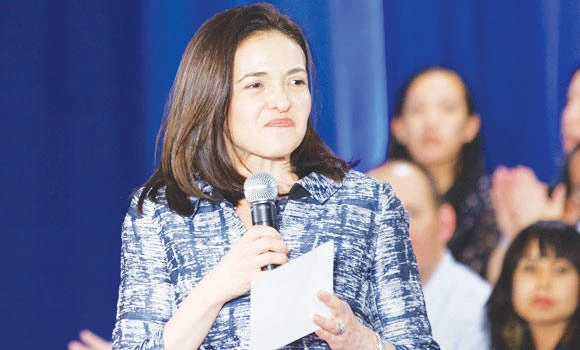 Facebook’s Sandberg: It’s OK for women to cry at work