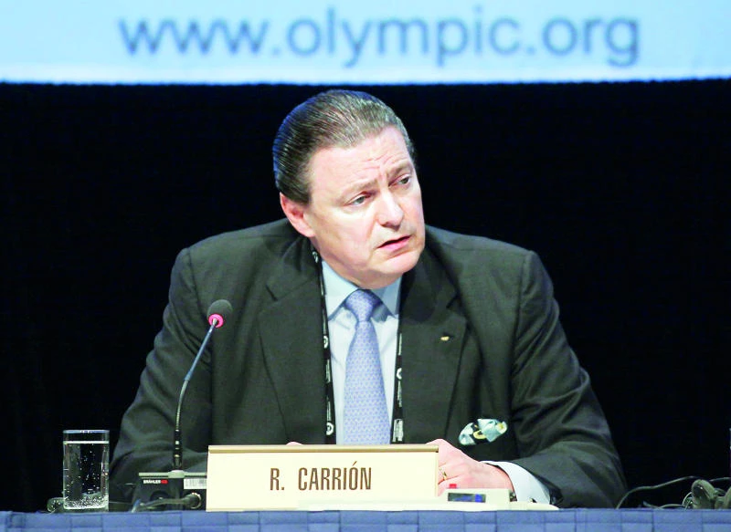 Banker Carrion declares bid for presidency of IOC