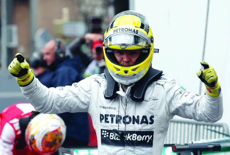 Rosberg puts Mercedes on pole in Monaco