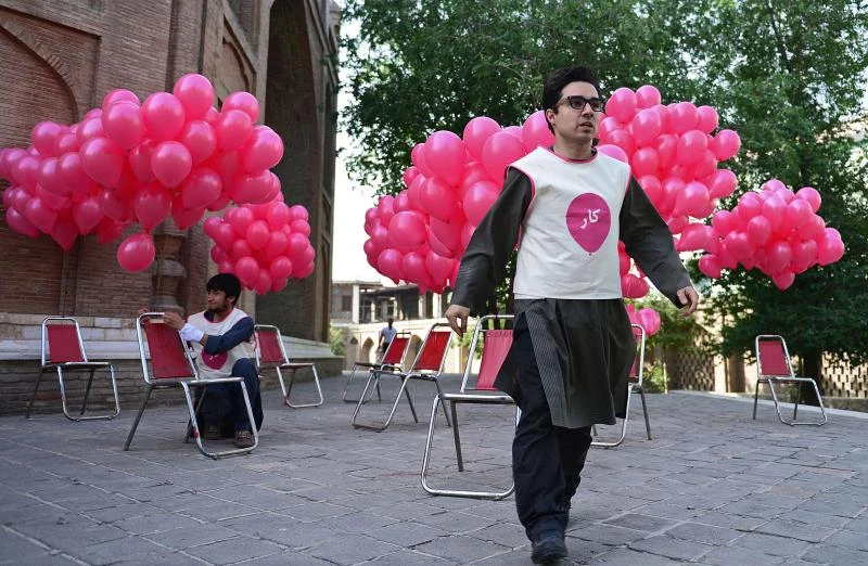 Kabul attacks, 10,000 peace balloons