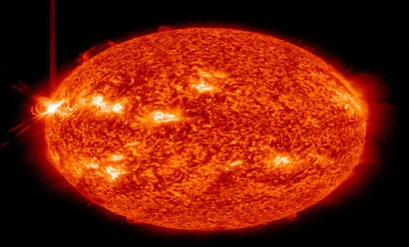 Sun unleashes four potent solar flares