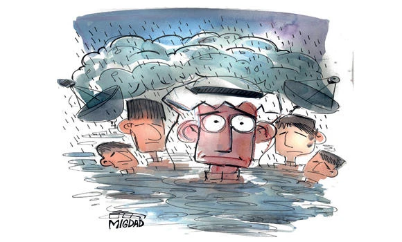 Bad weather dishes out good business for TV technicians
