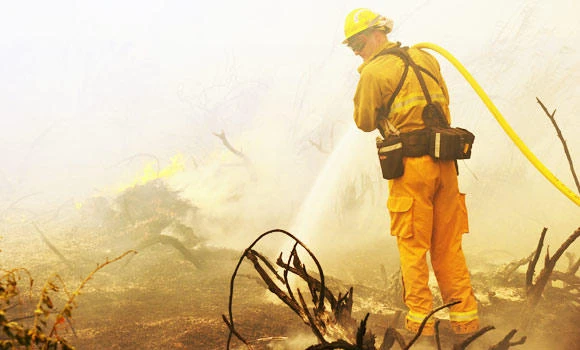 Progress made against California blaze