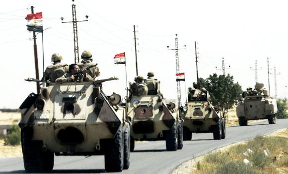 Egypt troops sweep Sinai for operation