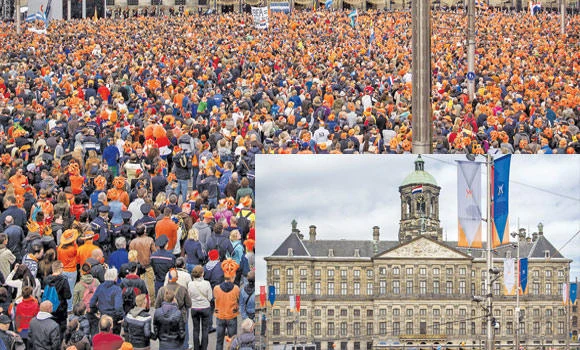 Orange invades Amsterdam for Dutch enthronement