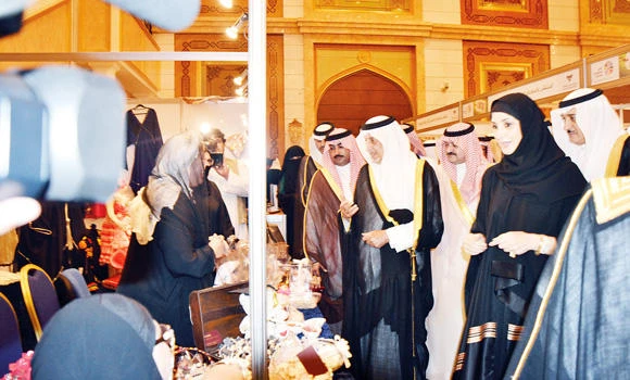 Productive families display their wares