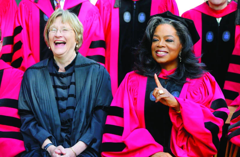 Winfrey to Harvard grads: Learn from your failures