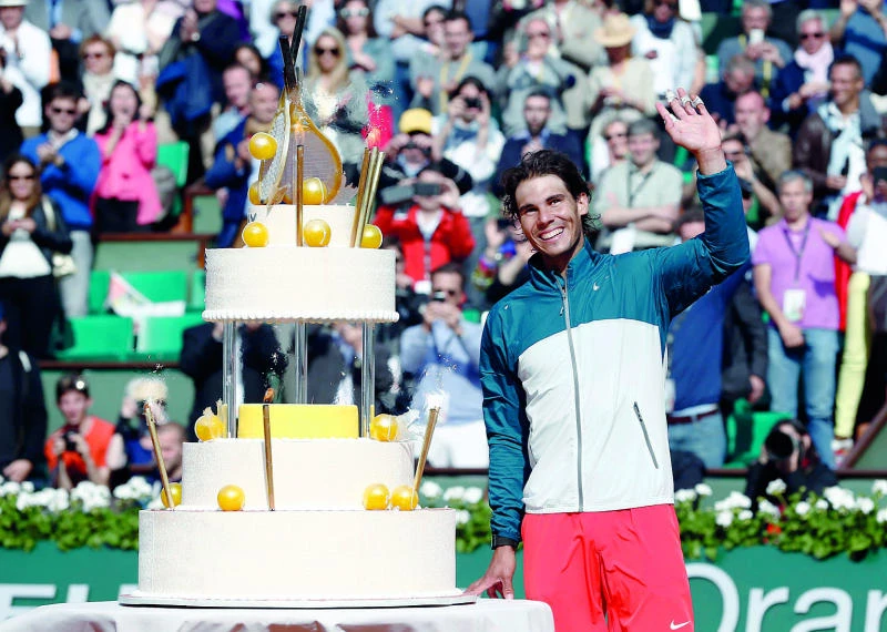 Nadal finally finds a reason to smile