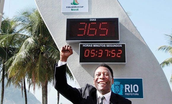 World Cup’s countdown clock unveiled in Rio