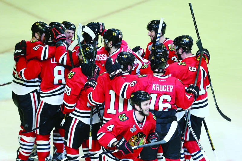 Hawks stun Bruins in three OTs