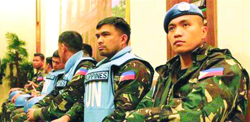 Manila presses better protection for Golan peacekeepers