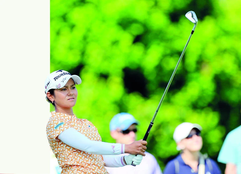 Japan’s Miyazato grabs LPGA lead