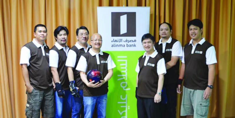 Alinma Bank steals show in opener of Interbank Bowling League