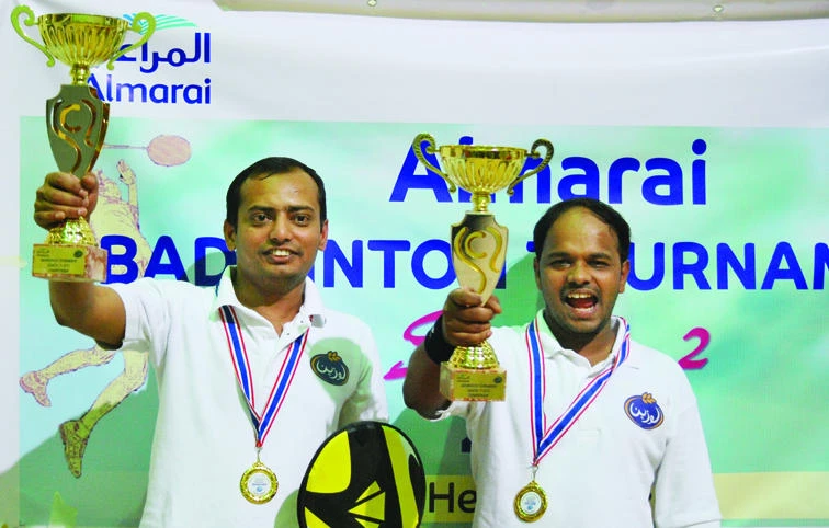 Ibrahim-Riyaz team wins Almarai badminton tournament in Riyadh