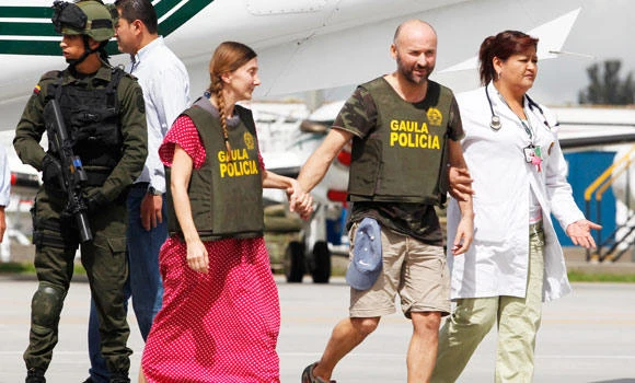 Colombian police rescue kidnapped Spanish tourists