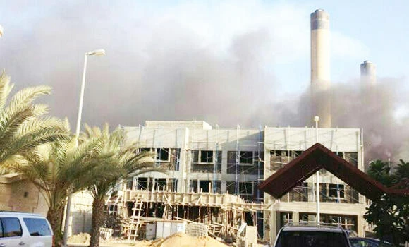 Fire hits desal plan in Jeddah