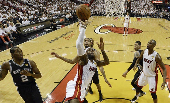 LeBron James named most valuable player of NBA Finals