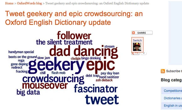 Oxford Dictionary adds ‘Tweet,’ ‘dad dancing’ and ‘geekery’