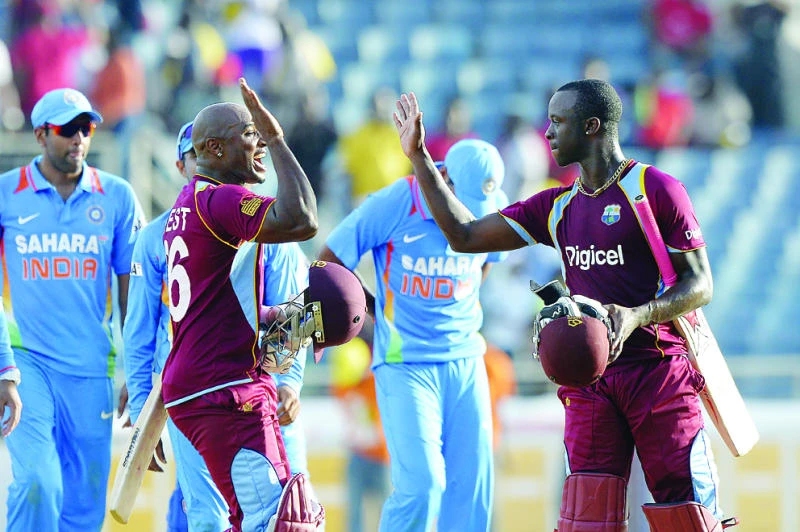 West Indies in scrambling win over India