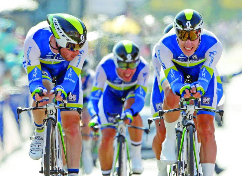Gerrans in yellow after Orica-GreenEdge’s team time trial victory