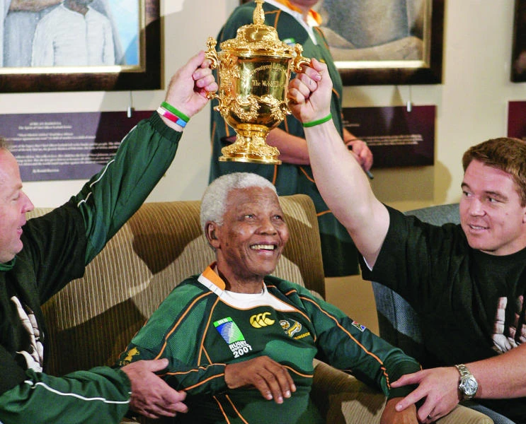 This one’s for Mandela: Football, rugby teams play on same day