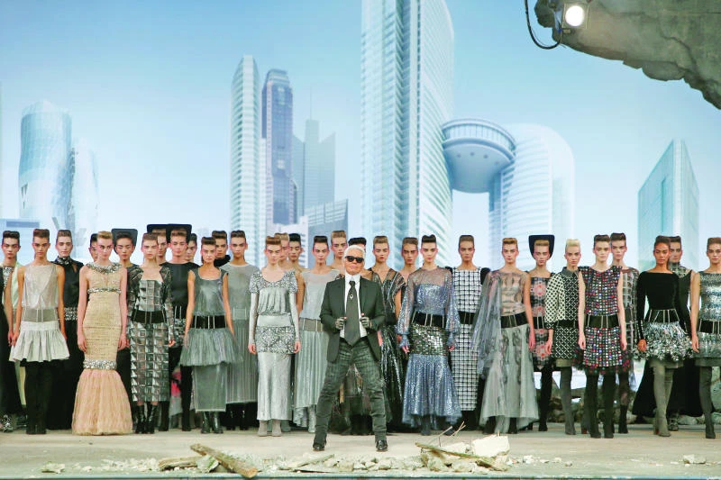 Chanel and Armani evoke old world and new