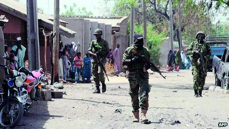 Nigerian troops burned homes in extremist attack