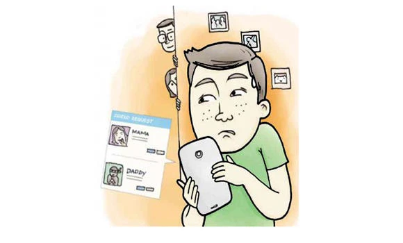 Parents using Facebook to spy on children