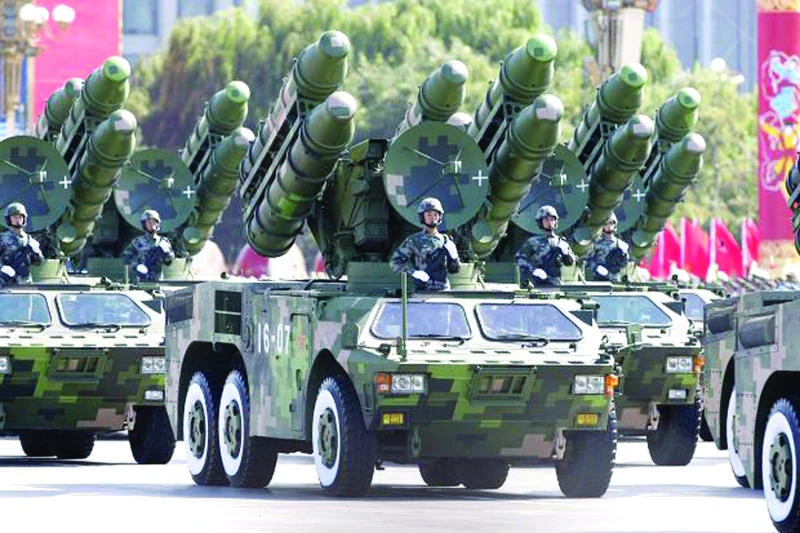 Beijing has world’s most active missile program, Pentagon says