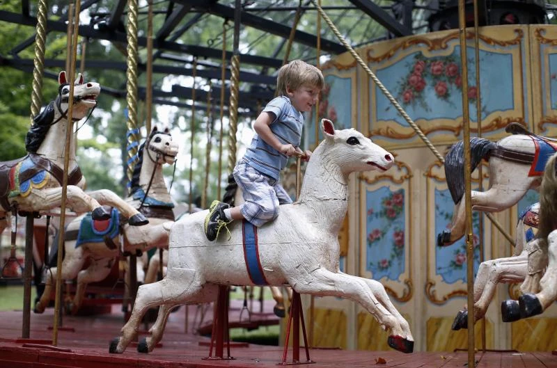 Parisian festival brings antique carnival rides to New York