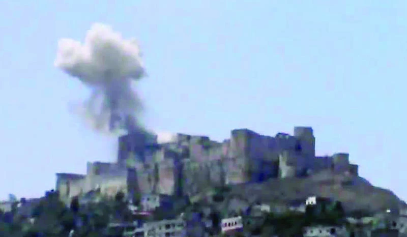 Famed Crusader fort hit in Syrian air raid