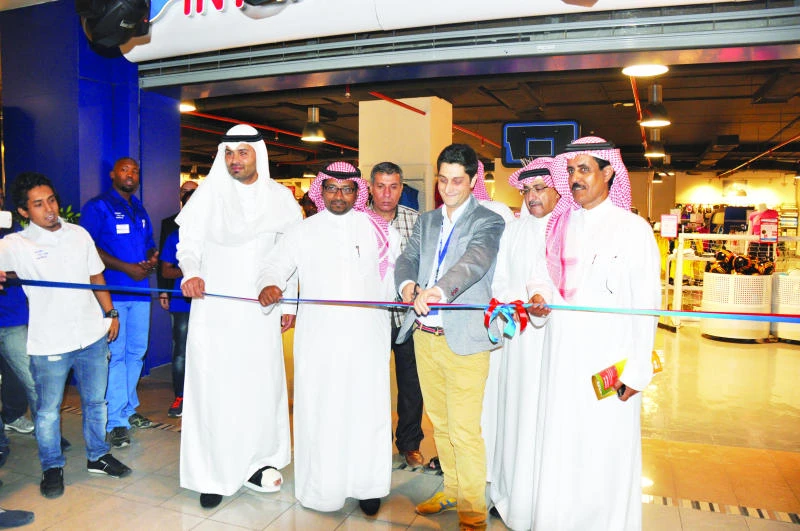 Intersport Jeddah store
lines up sports apparel