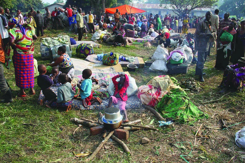 Congolese fleeing to Uganda top 55,000