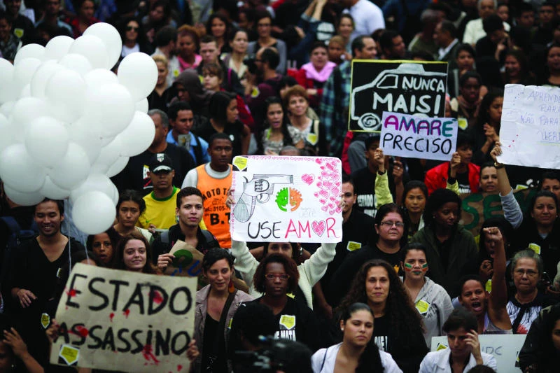 Brazilians accuse police of harsh crowd tactics